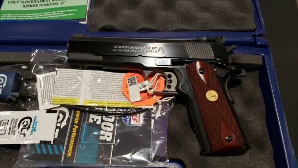 Colt 1911 Gold Cup NM 5" 45acp O5870A1