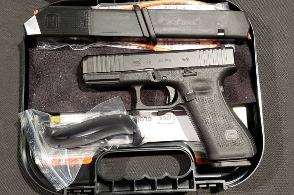 Glock 45 gen5 black 9mm PA455S203