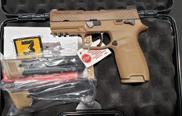Sig 320 M18 Carry 3.8in Coyote NS 9mm 320CA-9-M18-MS
