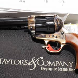 Taylors Uberti 1873 Ranch Hand brass-case color 4.75in 550526 357mag