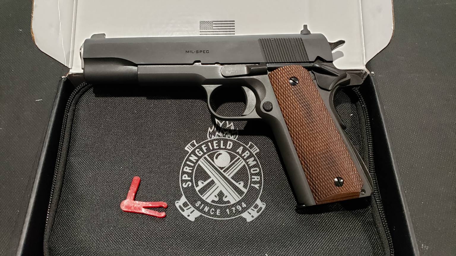 Springfield 1911 Defender Mil Spec Parkerized 45acp PBD9108L Ellis