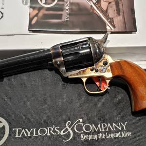 Taylors Uberti 1873 Ranch Hand brass-case color 5.5in 550847 45lc