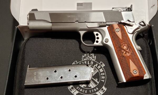 Springfield 1911 Loaded Target 5in SS PI1932LCA 45acp (CA legal)