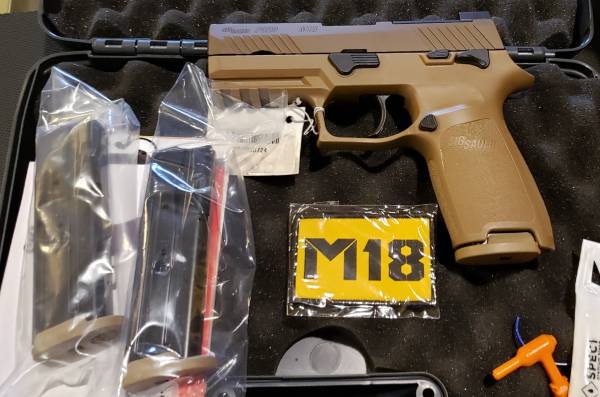 Sig 320 M18 carry 3.8in NS 9mm 320CA-9-M18-MS-10 (10rd)