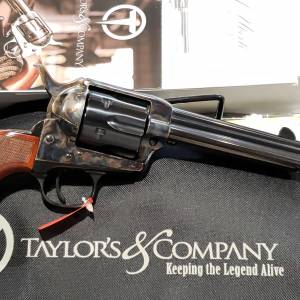 Taylors Uberti 1873 Catt Birdshead 4.75in case color 357mag 555153