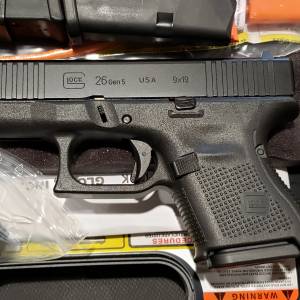 Glock 26 gen5 Black UA265S201 9mm (USA)