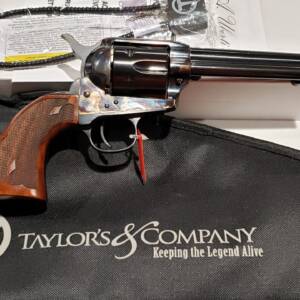 Taylors Uberti Gambler 5.5in Case color-wood 555129 357mag