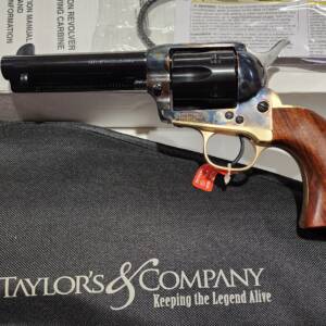 Taylors Uberti 1873 Ranch Hand brass-case color 4.75in 550835 45lc