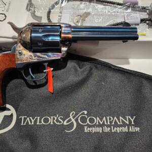 Taylors Uberti 1873 Catt 5.5in Charcoal blue 555119 357mag