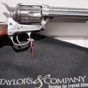 Taylor-Uberti 1873 Cattleman engraved 5.5in 550920 357mag