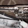 Taylors Pietta Outlaw Legacy engraved nickel 4.75in 200057 45lc