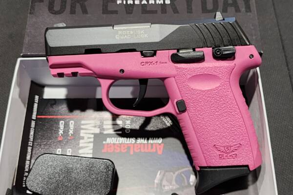 Sccy CPX1 Pink-Blk safety CPX-1CBPKG3 9mm