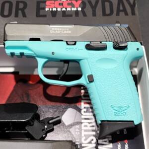 Sccy CPX1 Cyan-blk safety CPX-1CBSBG3 9mm