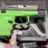 Sccy CPX4 Lime Green-Blk safety CPX-4CBLG 380auto