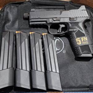 FN 509T Tactical Black 4.5in Threaded 5mags bundle 101649 9mm
